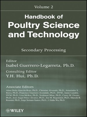 cover image of Handbook of Poultry Science and Technology, Secondary Processing